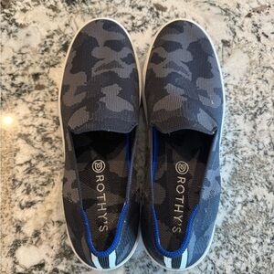 Rothy's Women’s Slip-On Shoes - Black Camo